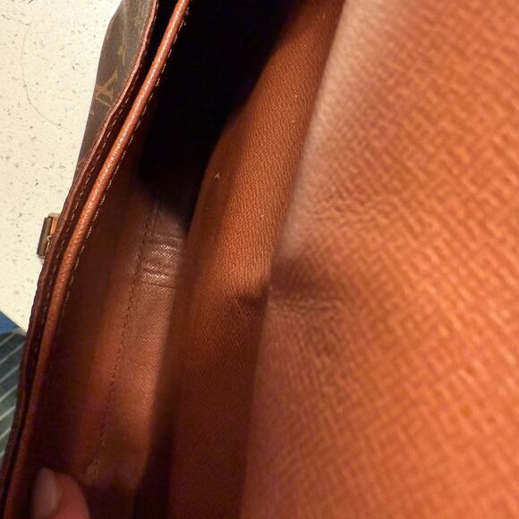 Louis Vuitton LV Cartouchiere GM Crossbody Shoulder Bag Brown Monogram - Picture 13 of 15